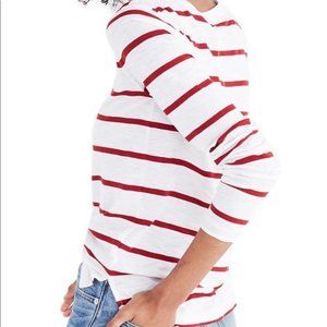 Madewell | Whisper Cotton Stripe Long Sleeve Tee